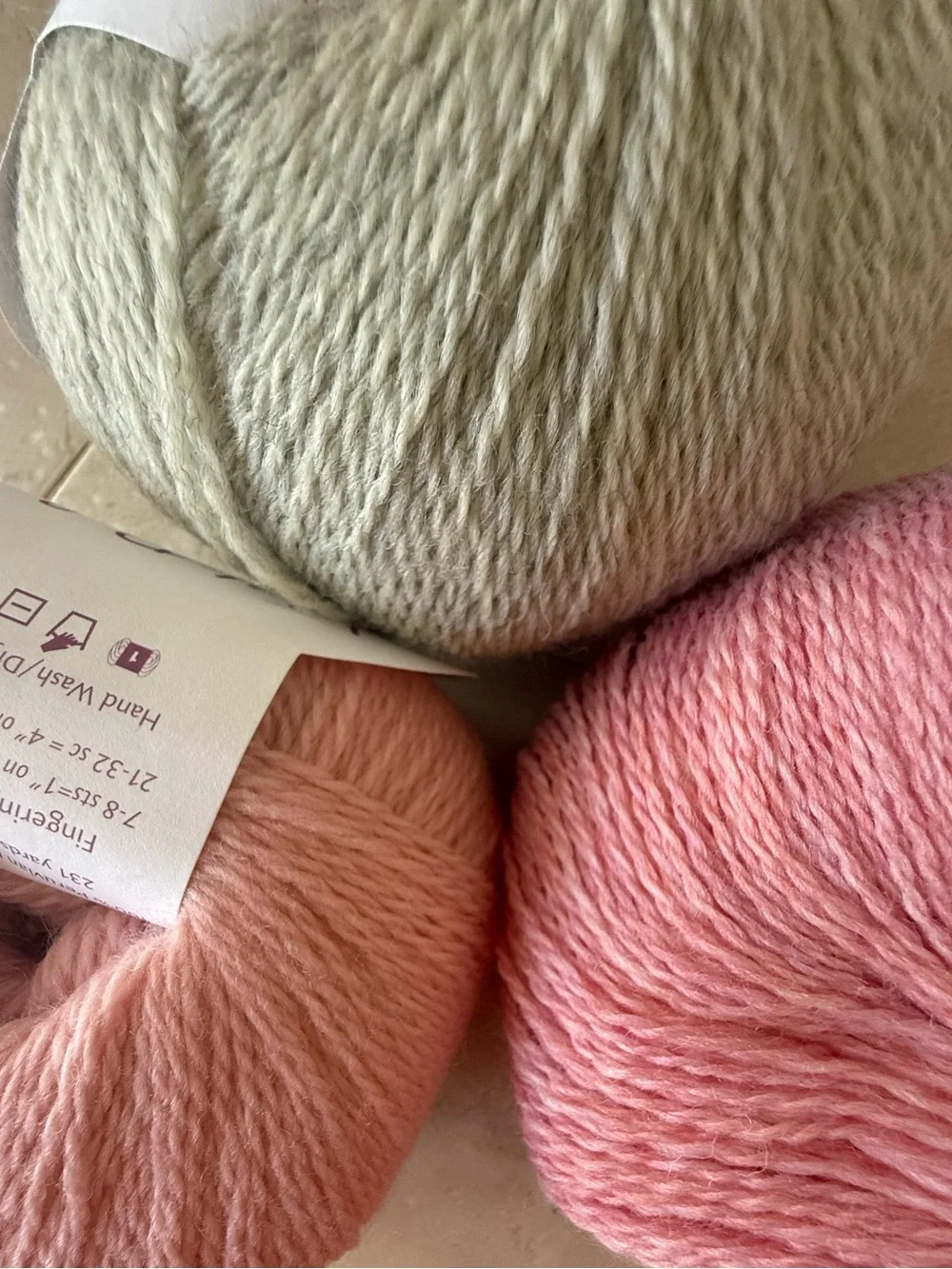 Knit Picks Palette Finnley Heather Kids Wool Yarn - Light Grey